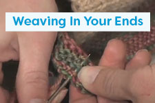 Weaving in Your Ends Knitting Tutorial