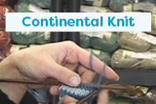 Continental Knit Knitting Tutorial