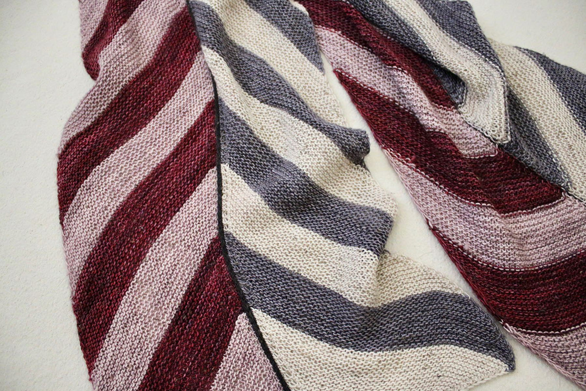 Madelinetosh Tosh Patterns - Chevron Scarf - Extra Image