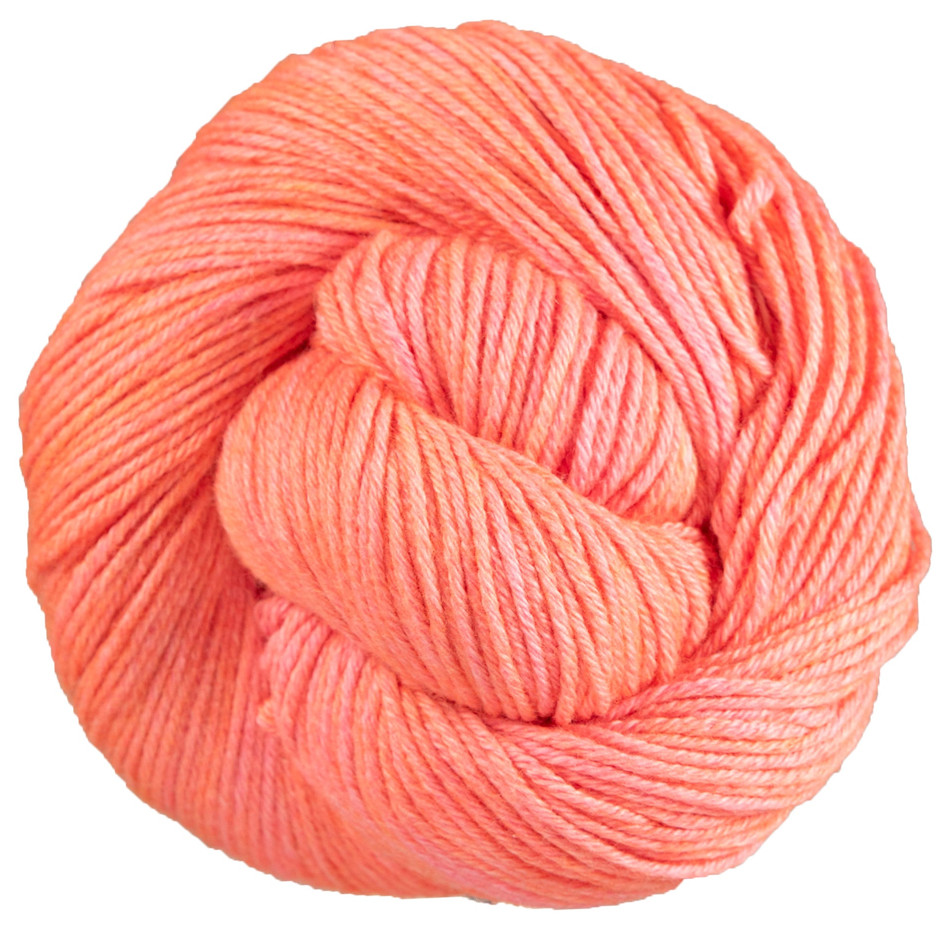 Madelinetosh Wool + Cotton Yarn - Neon Peach - Zoom Image
