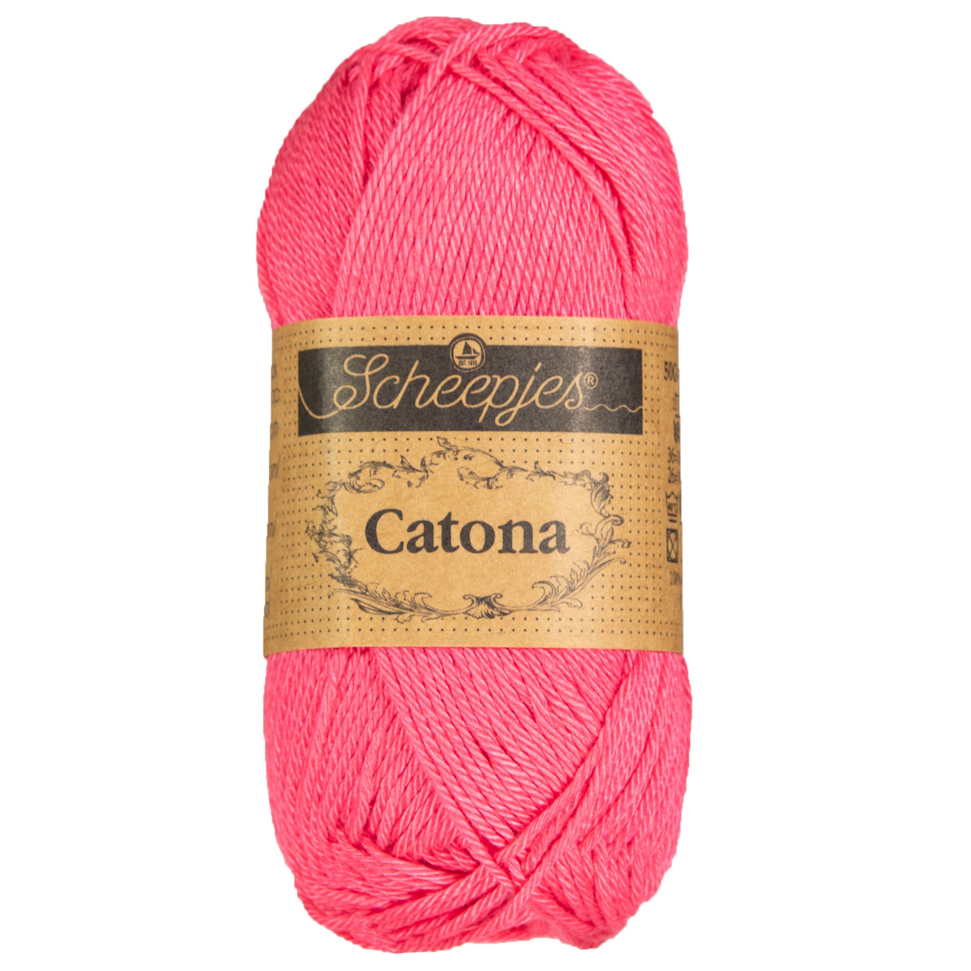 Scheepjes Catona Yarn - 256 Cornelia Rose - Zoom Image
