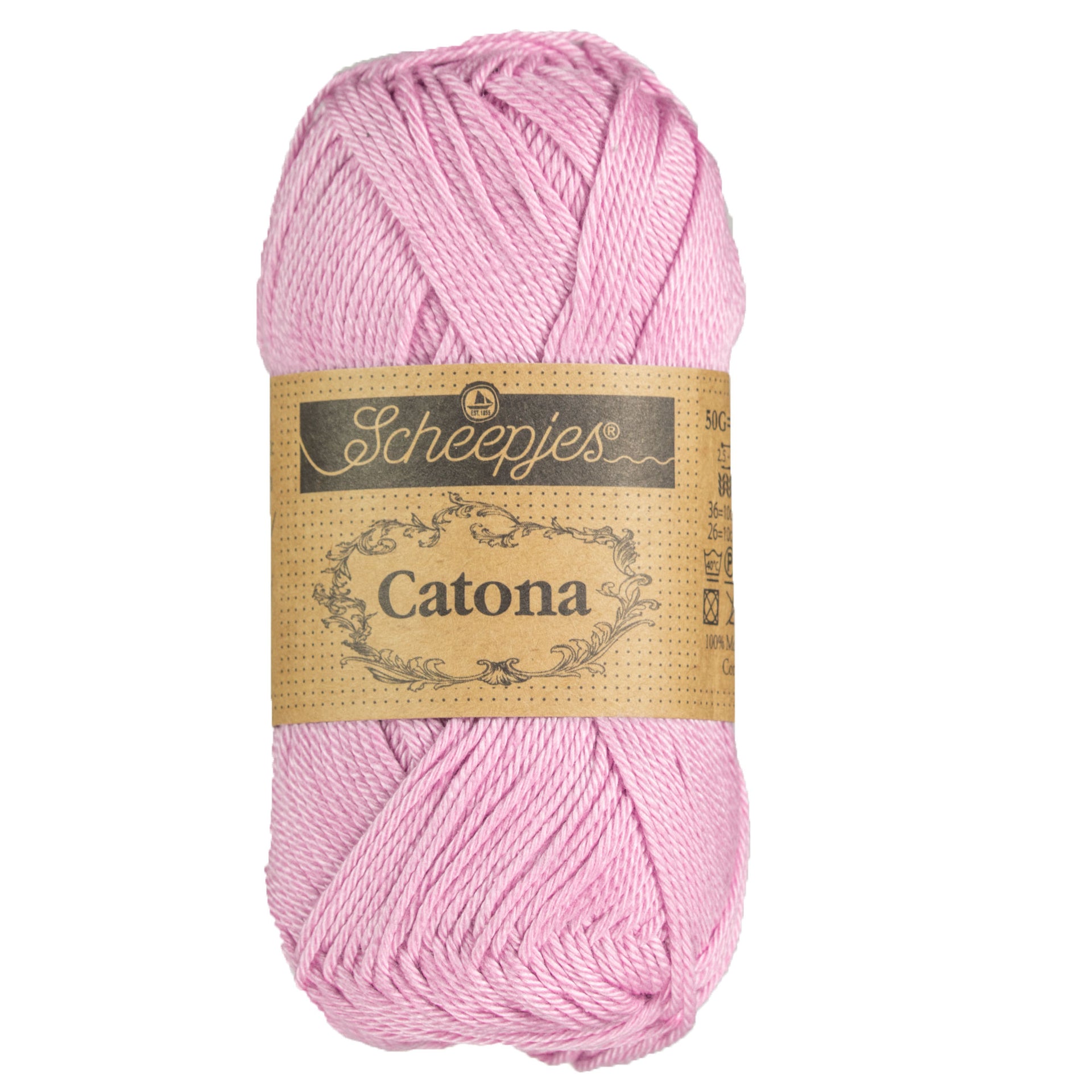 Scheepjes Catona Yarn - 226 Light Orchid - Zoom Image
