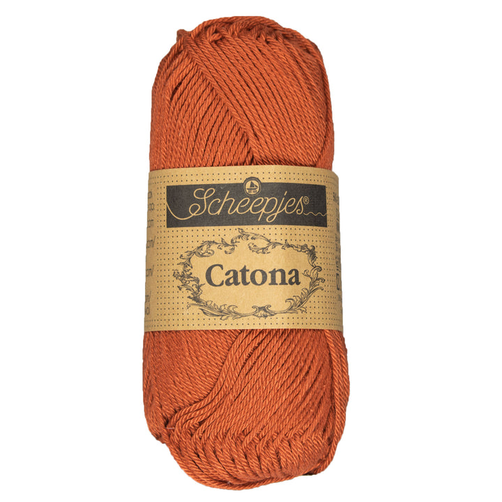 Scheepjes Catona Yarn - 388 Rust - Zoom Image