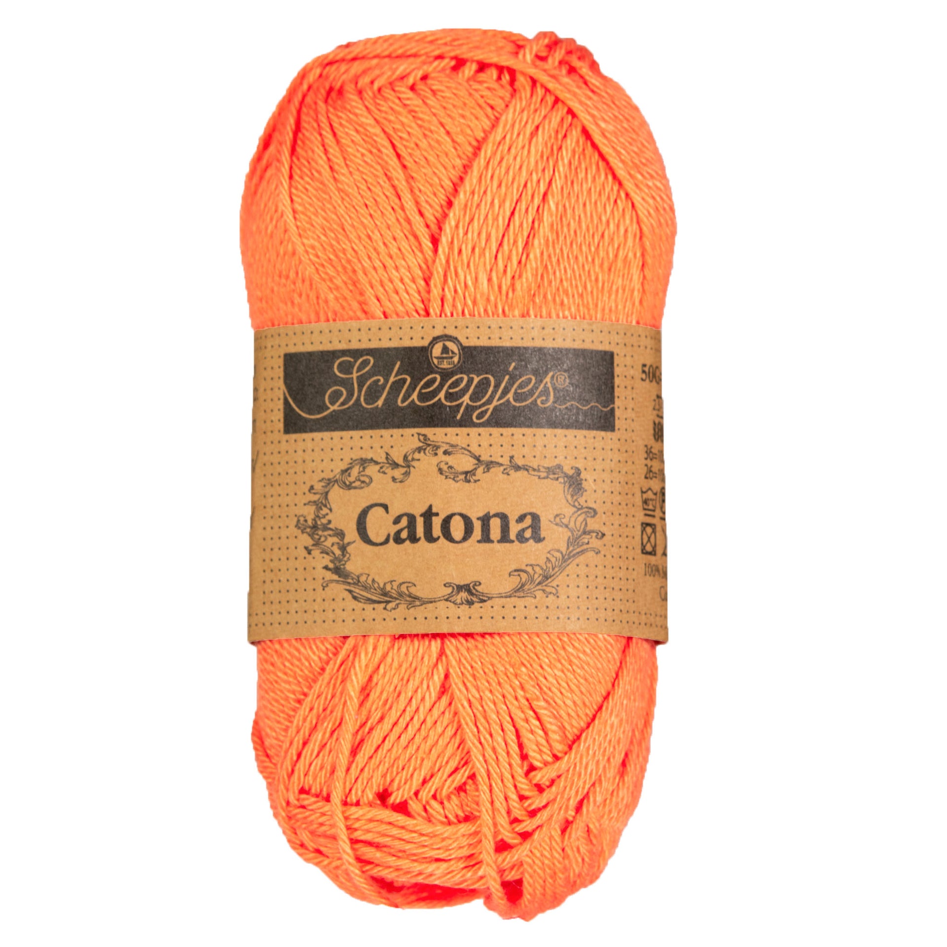 Scheepjes Catona Yarn - 386 Peach - Zoom Image
