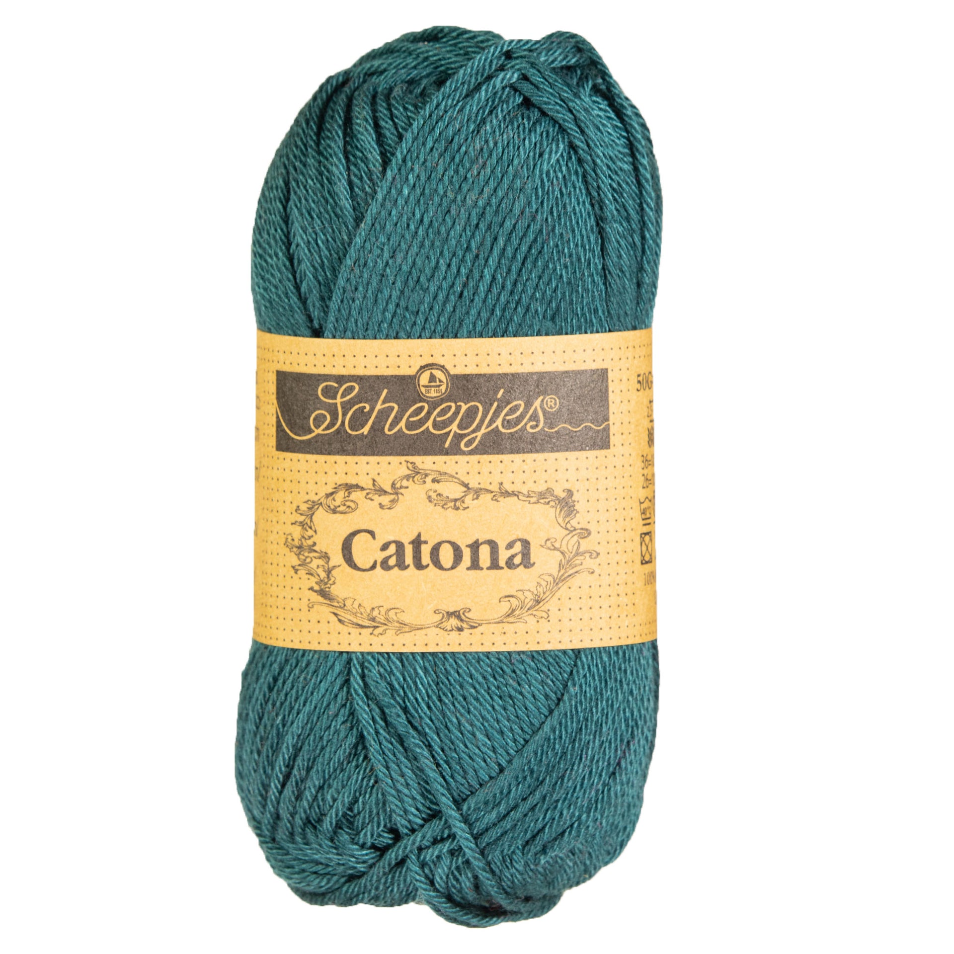 Scheepjes Catona Yarn - 244 Spruce - Zoom Image
