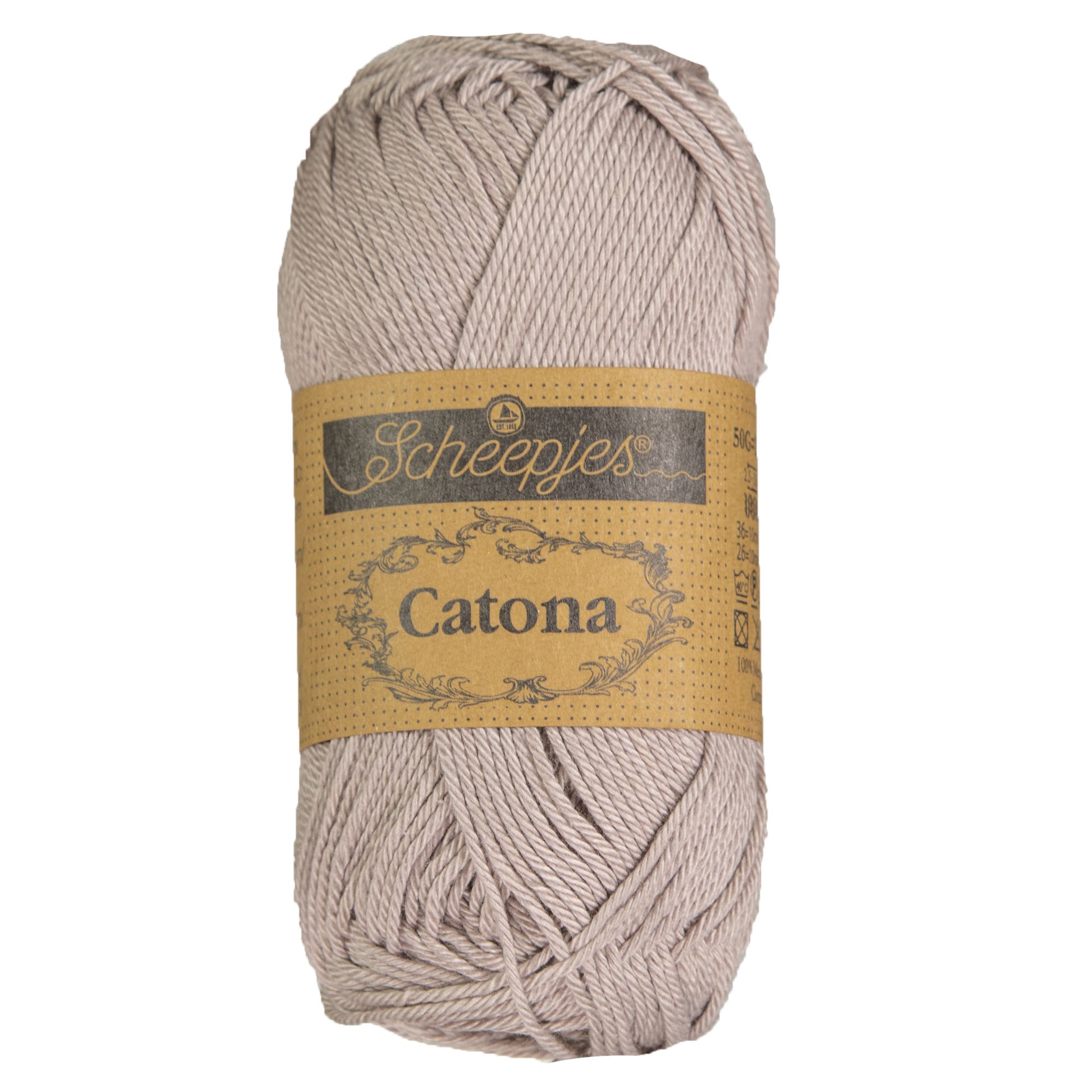 Scheepjes Catona Yarn - 406 Soft Beige - Zoom Image
