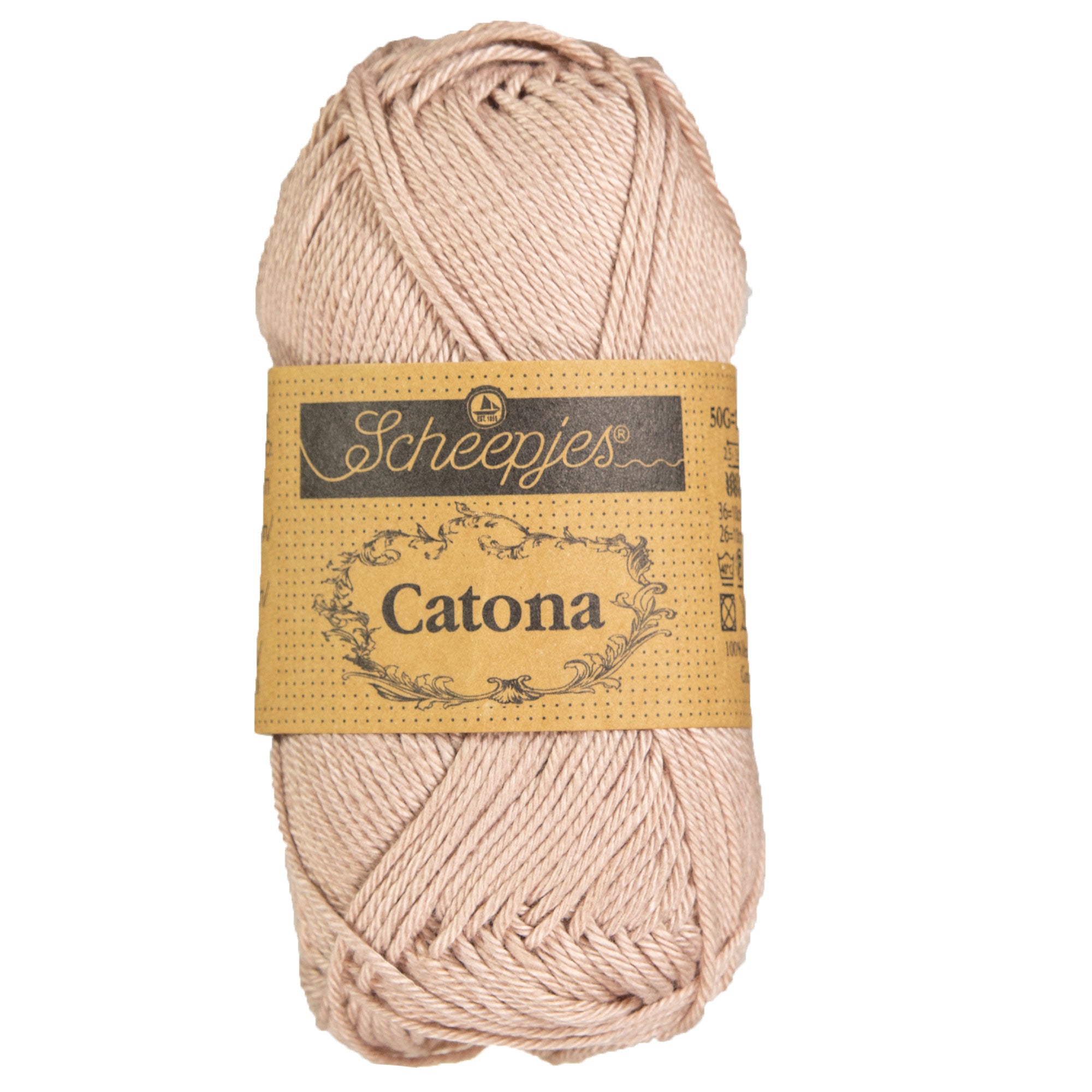 Scheepjes Catona Yarn - 257 Antique Mauve - Zoom Image