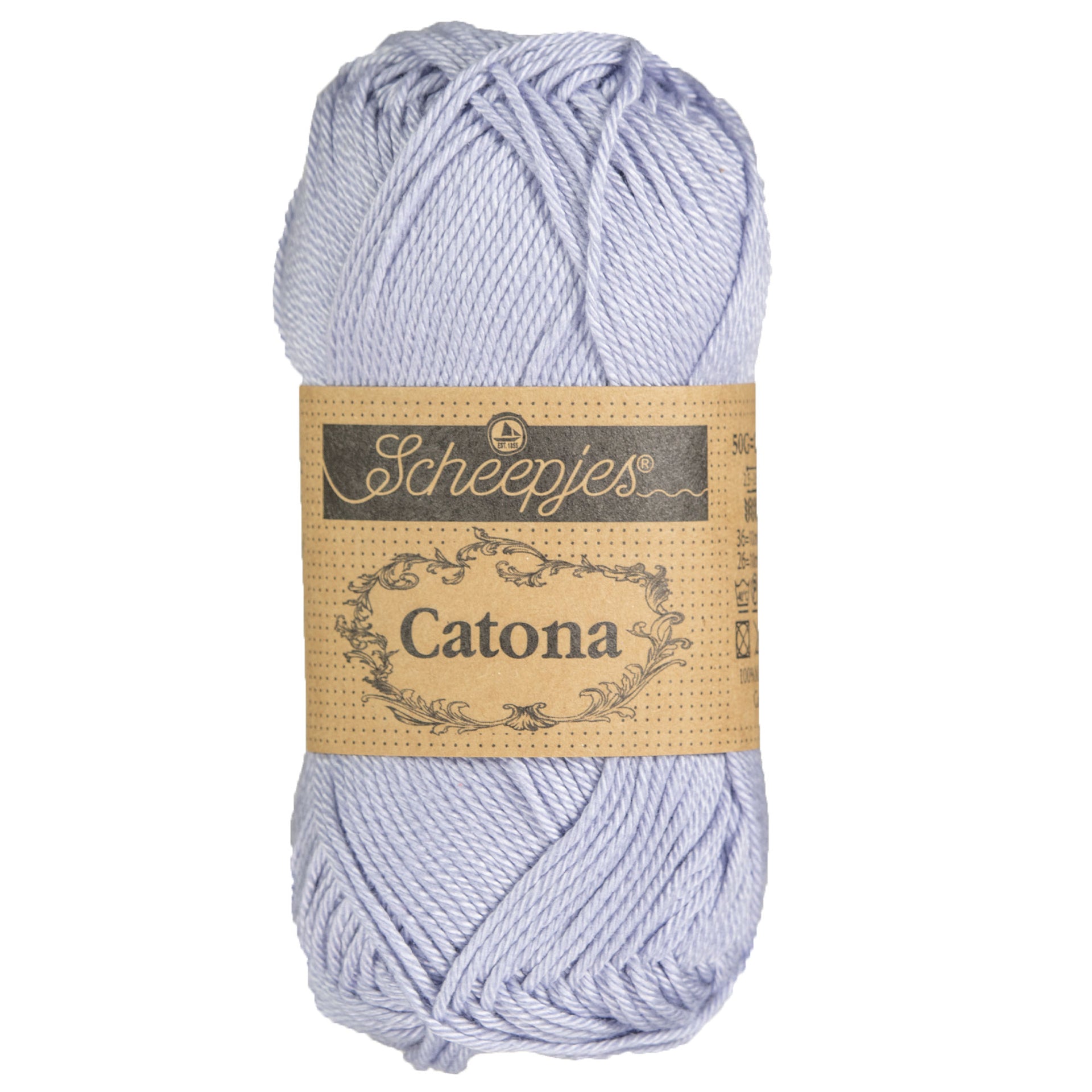 Scheepjes Catona Yarn - 399 Lilac Mist - Zoom Image
