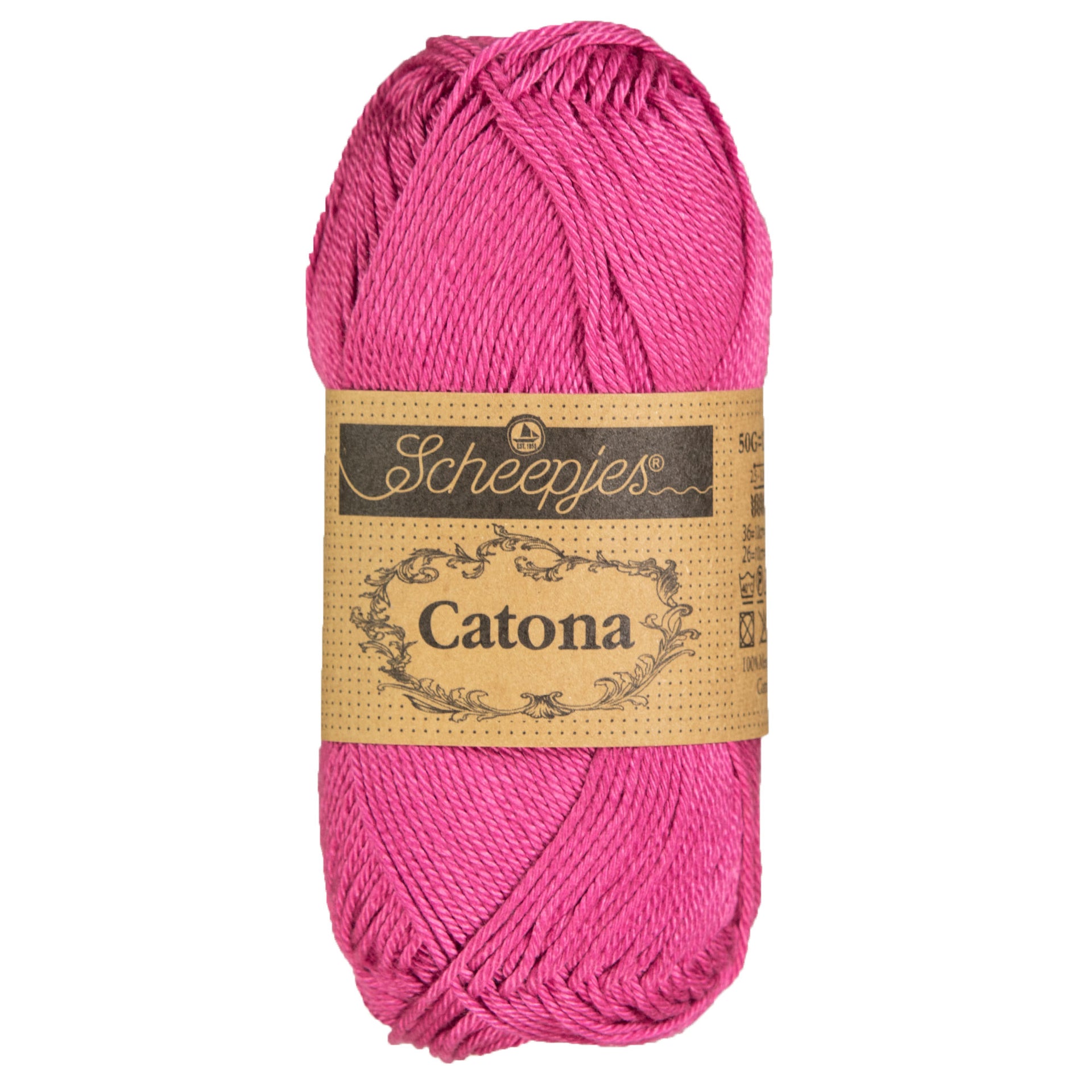 Scheepjes Catona Yarn - 251 Garden Rose - Zoom Image
