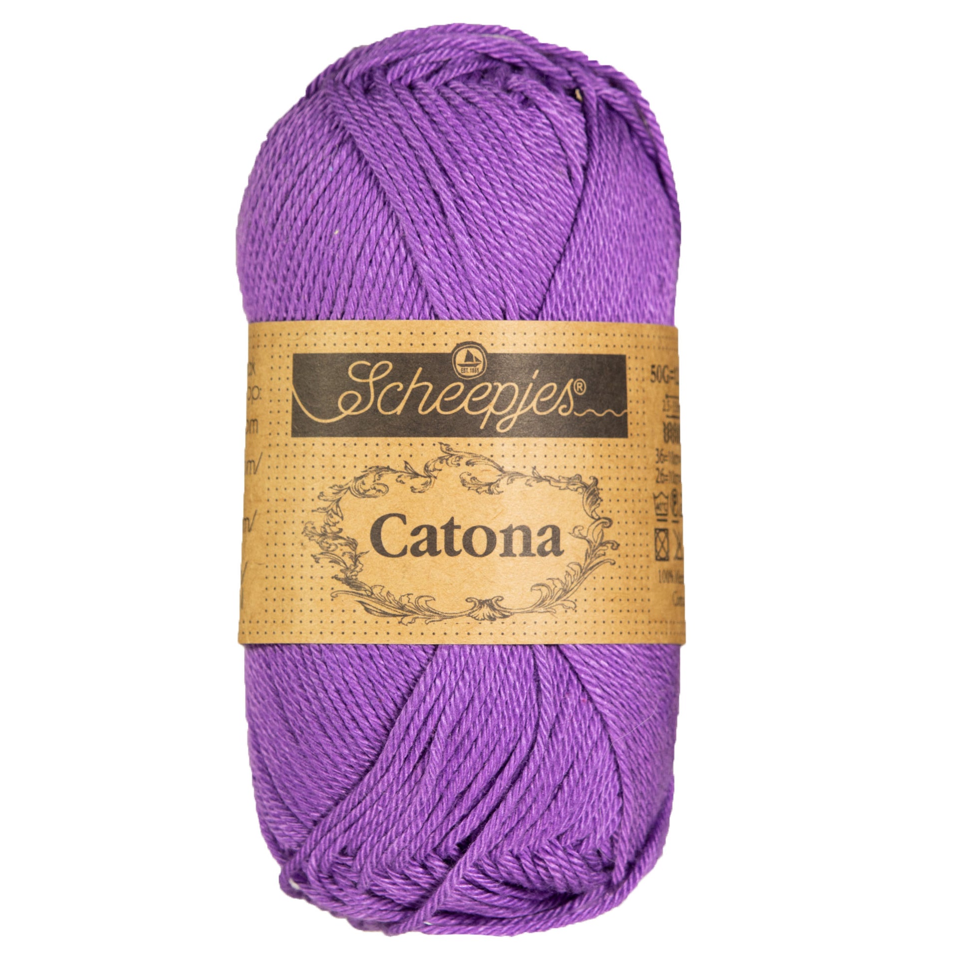 Scheepjes Catona Yarn - 113 Delphinium - Zoom Image
