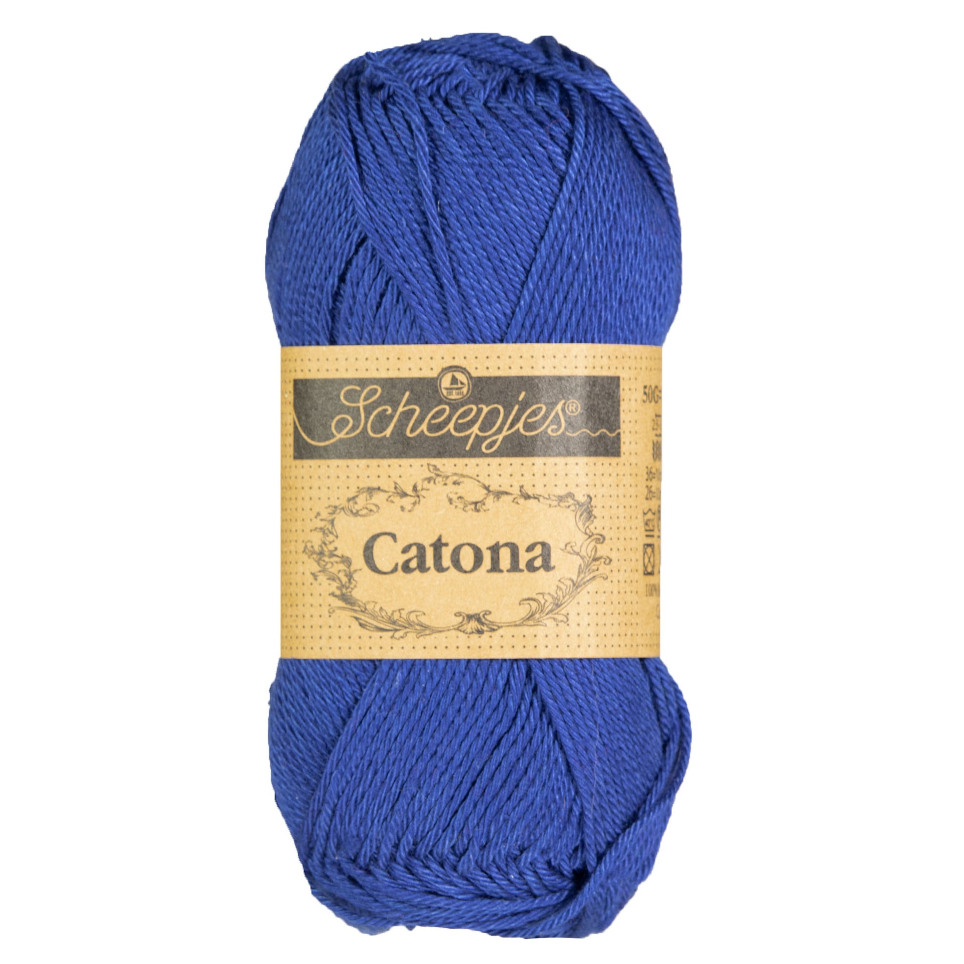 Scheepjes Catona Yarn - 527 Midnight - Zoom Image
