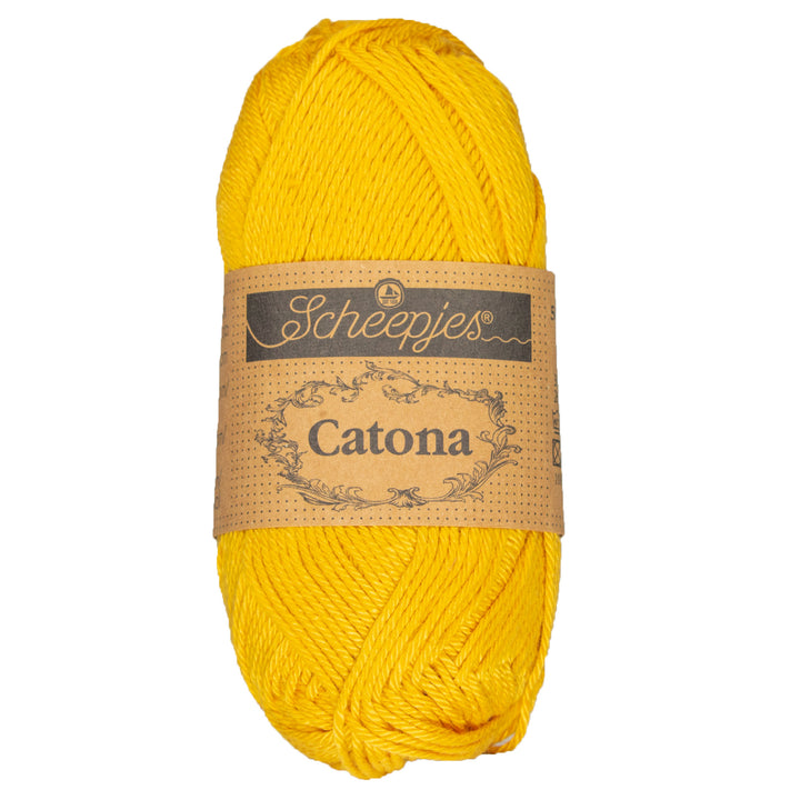 Scheepjes Catona Yarn - 249 Saffron - Zoom Image