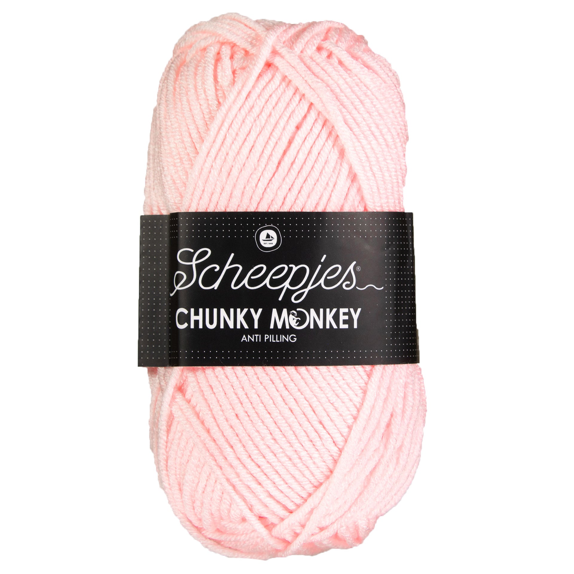 Scheepjes Chunky Monkey Yarn - 1240 Baby Pink - Zoom Image
