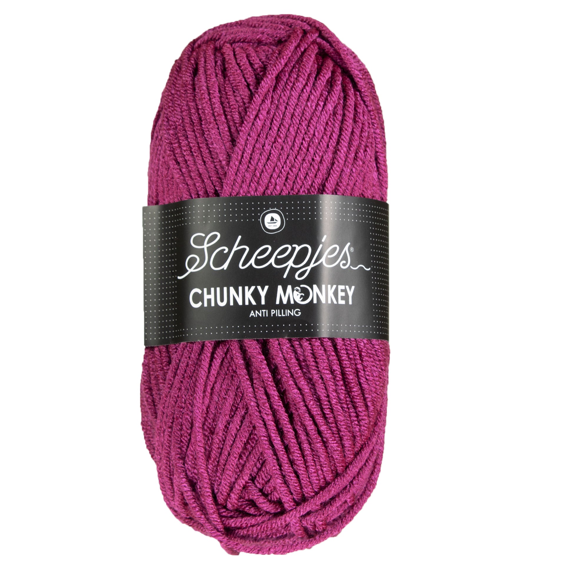Scheepjes Chunky Monkey Yarn - 1061 Cerise - Zoom Image
