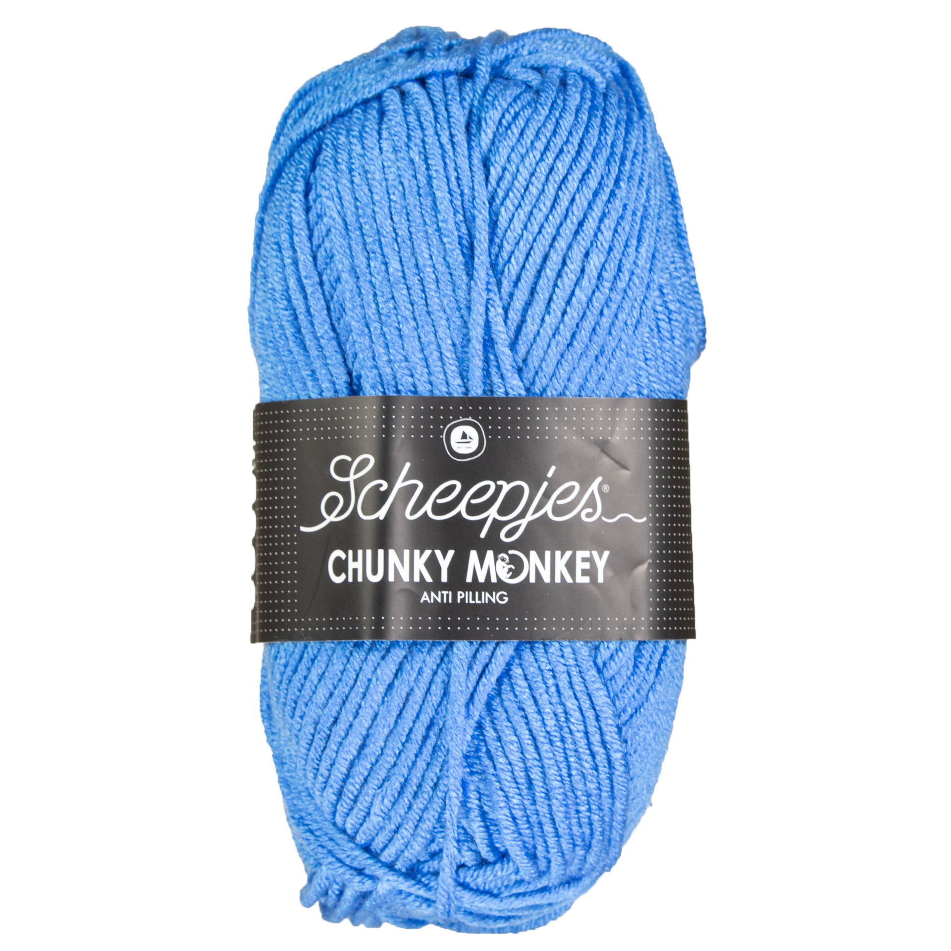 Scheepjes Chunky Monkey Yarn - 1003 Cornflower Blue - Zoom Image
