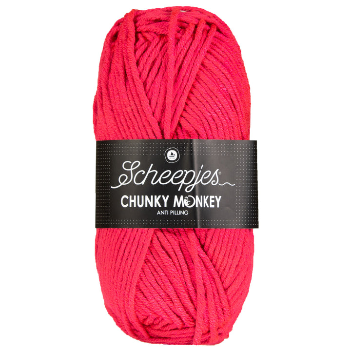 Scheepjes Chunky Monkey Yarn - 1083 Candy Apple - Zoom Image