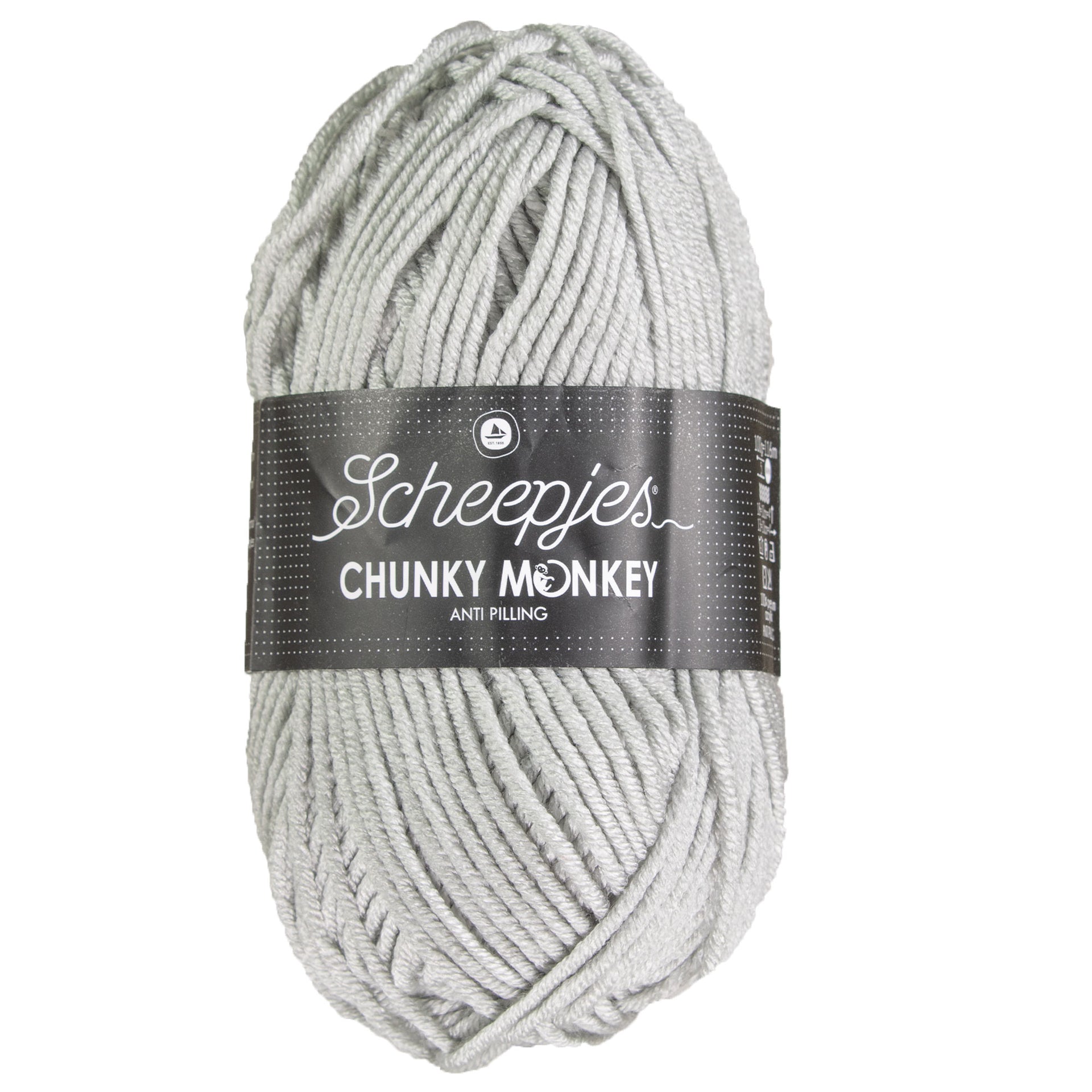 Scheepjes Chunky Monkey Yarn - 2019 Smoke - Zoom Image
