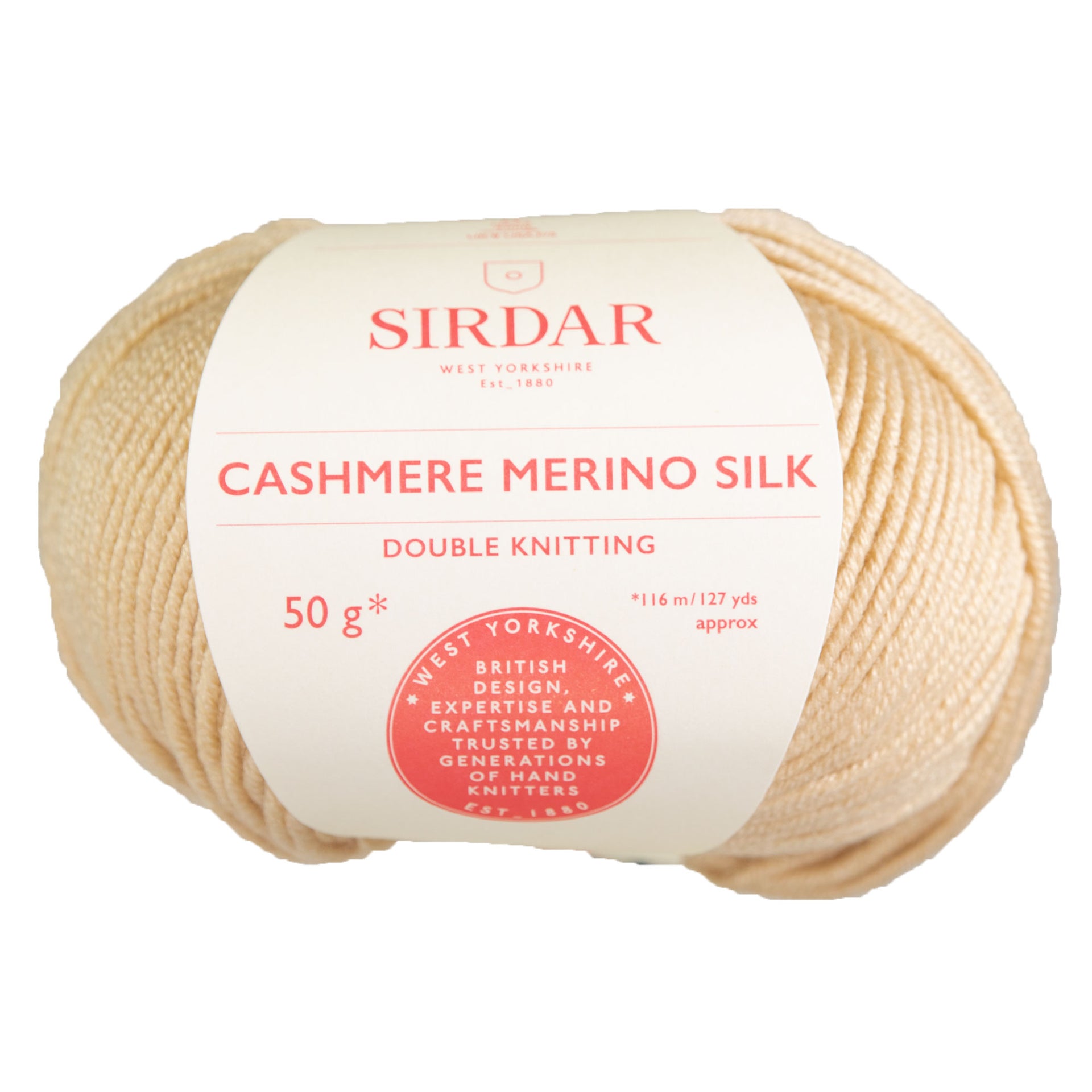 Sirdar Cashmere Merino Silk DK Yarn - 422 Sand Stone - Zoom Image
