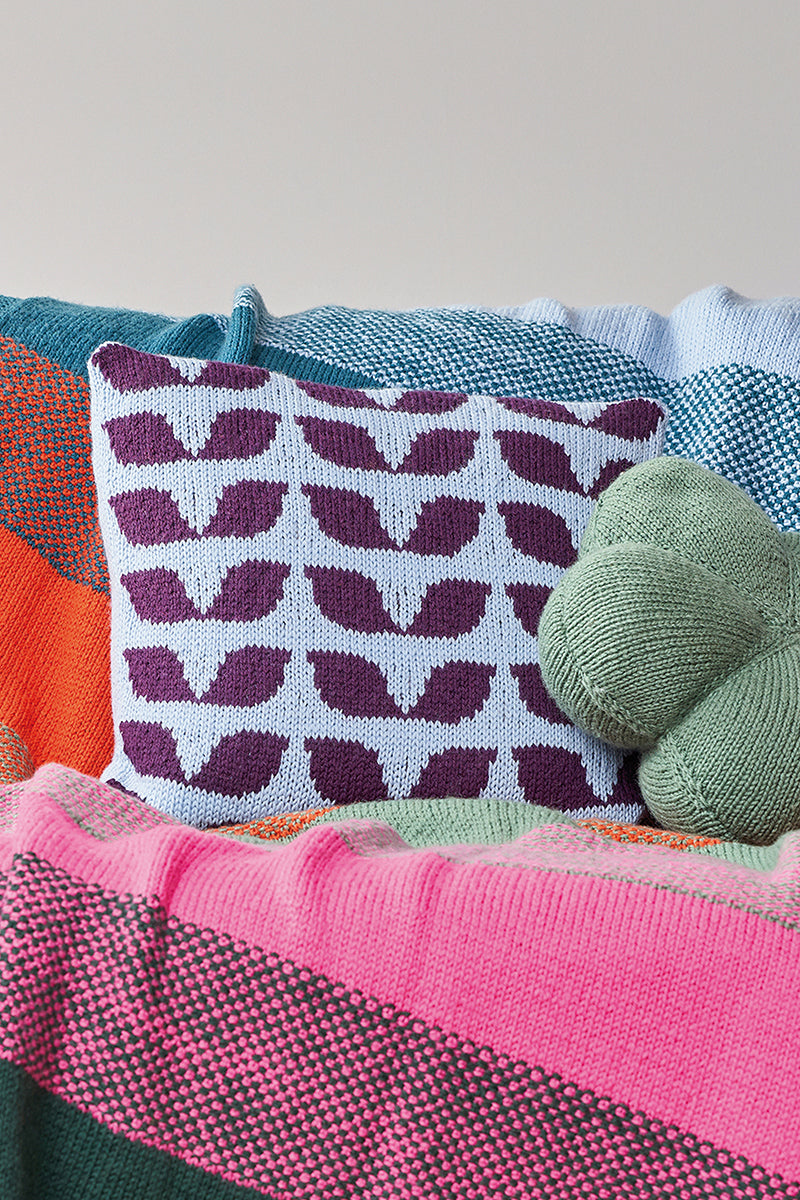 Rowan Daydreamer Collection Patterns - Eden Cushion - PDF Download - Extra Image
