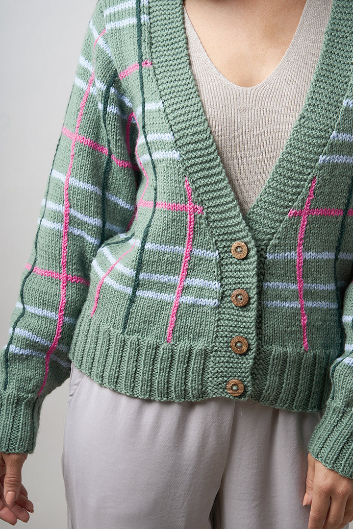 Rowan Daydreamer Collection Patterns - Sofa Cardigan - PDF Download - Extra Image