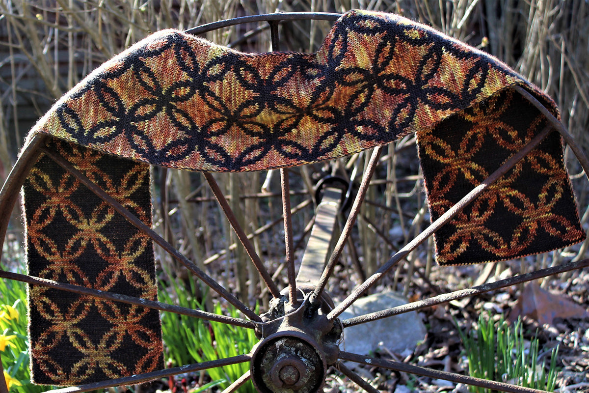 MarinJa Knits Patterns - Coffee Ring Scarf - PDF Download - Extra Image