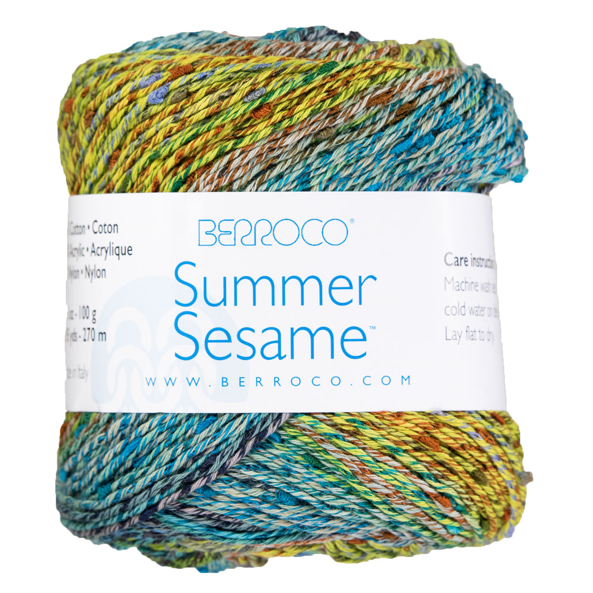 Berroco Summer Sesame Yarn - 5244 Beach Glass - Extra Image