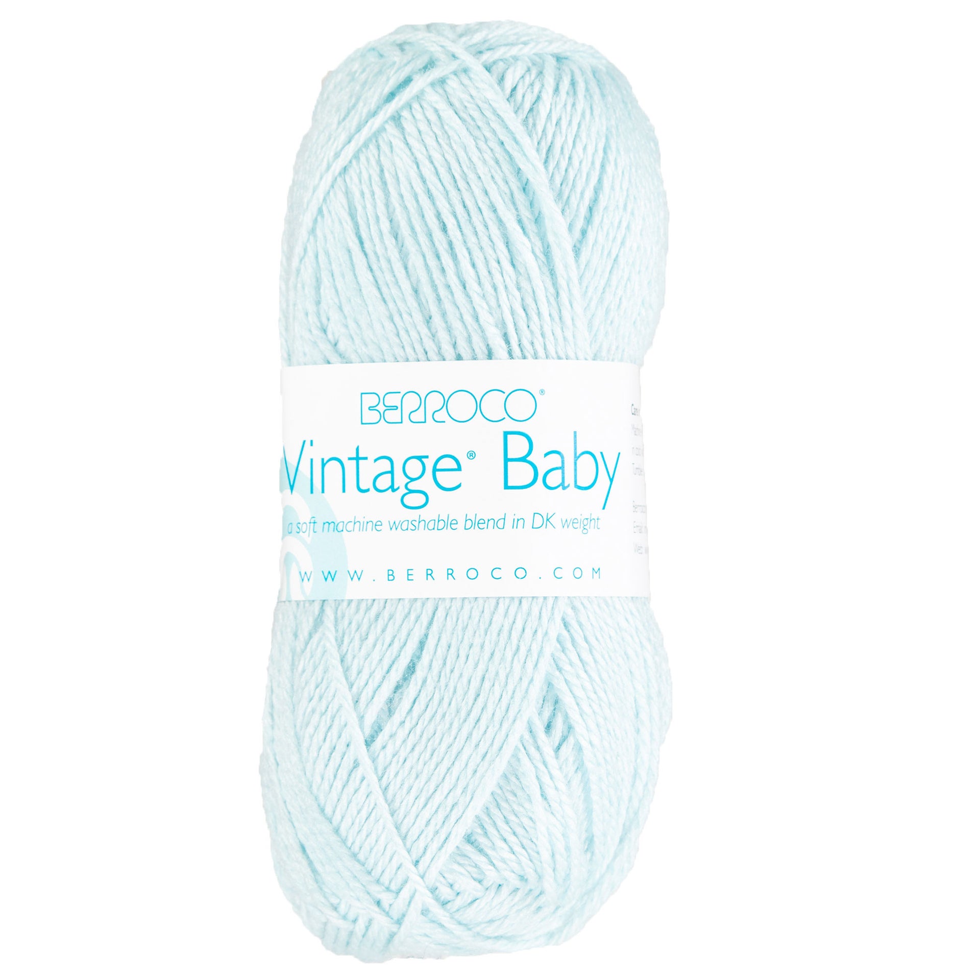 Berroco Vintage Baby Yarn - 10008 Sky Blue - Zoom Image
