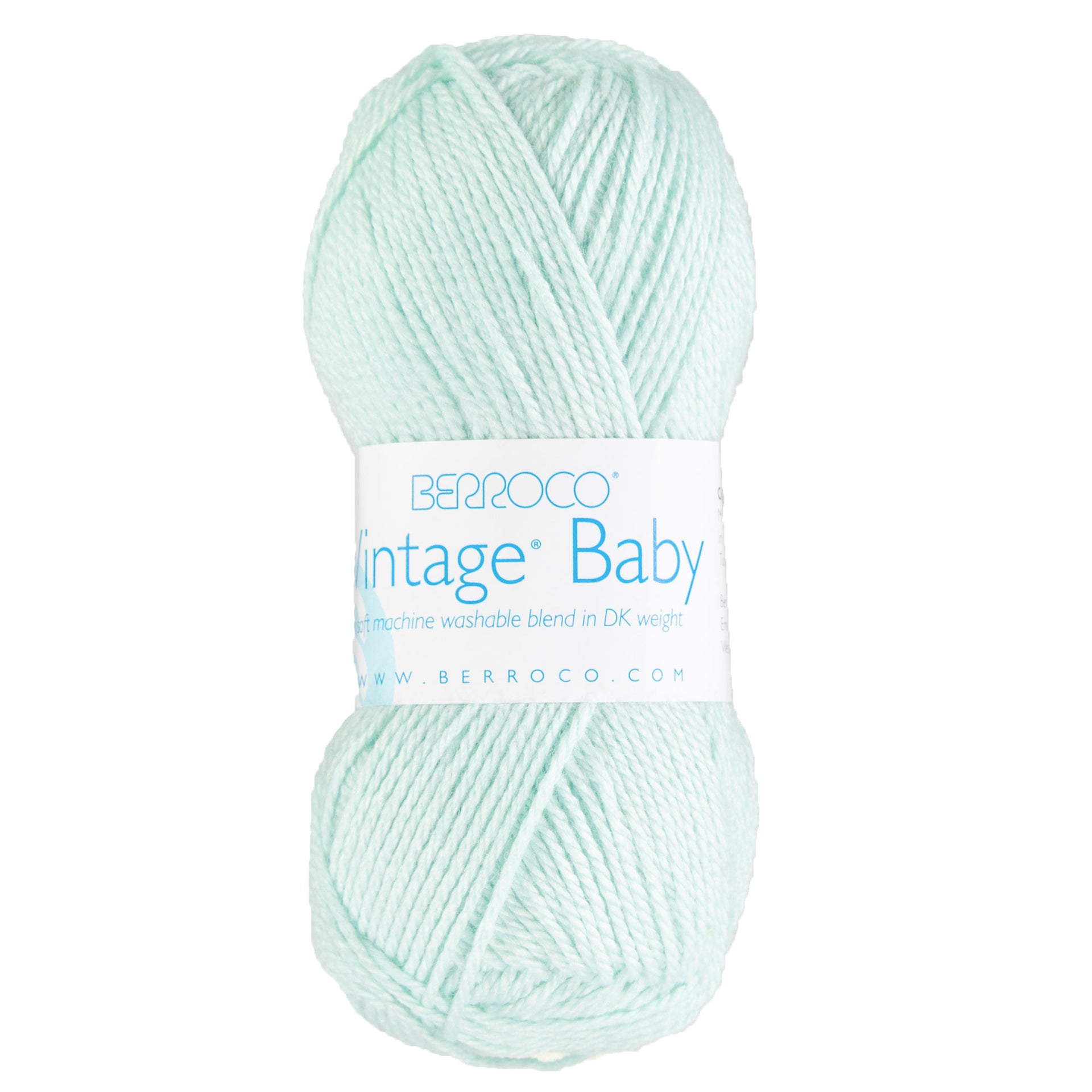 Berroco Vintage Baby Yarn - 10007 Mint - Zoom Image
