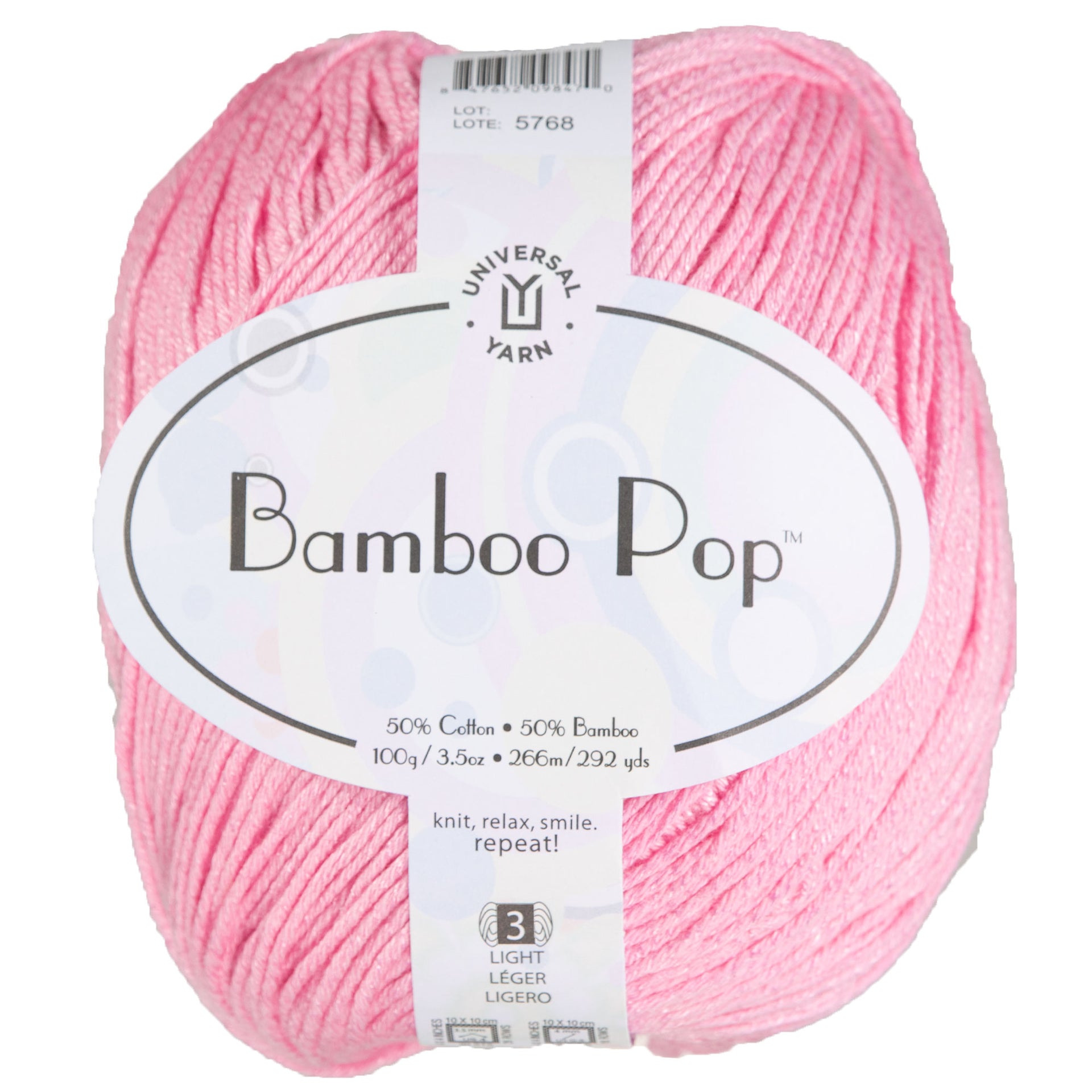 Universal Yarn Bamboo Pop Yarn - 141 Bubblegum - Zoom Image
