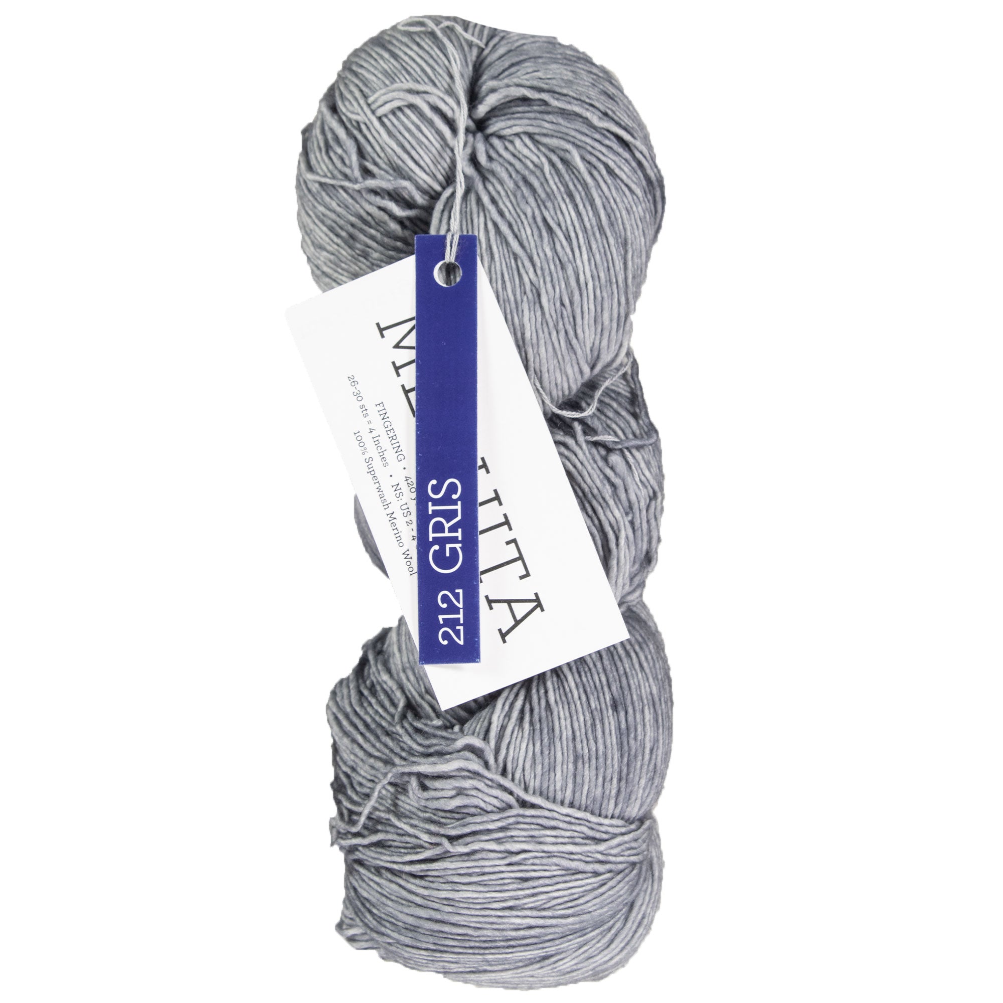 Malabrigo Mechita Yarn - 212 Gris - Zoom Image