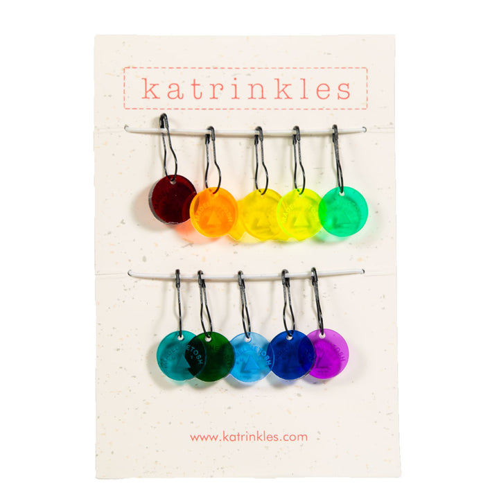 Katrinkles Stitch Markers - LE Madelinetosh 10-pack - Extra Image