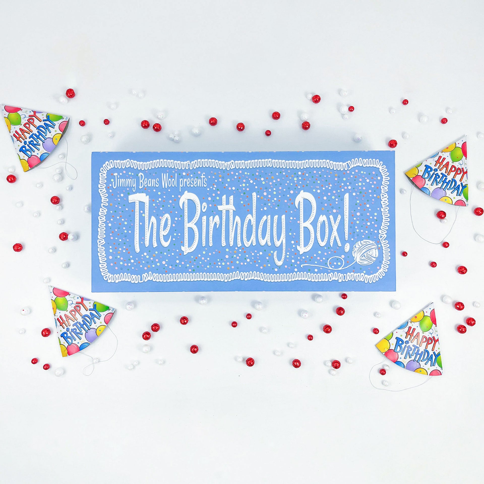 Jimmy Beans Wool Birthday Box Kits - Birthday Suit (Purples) - Zoom Image
