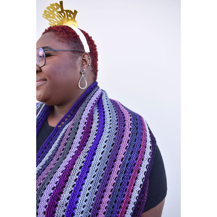 Jimmy Beans Wool Birthday Box Kits - Birthday Suit (Purples) - Extra Image