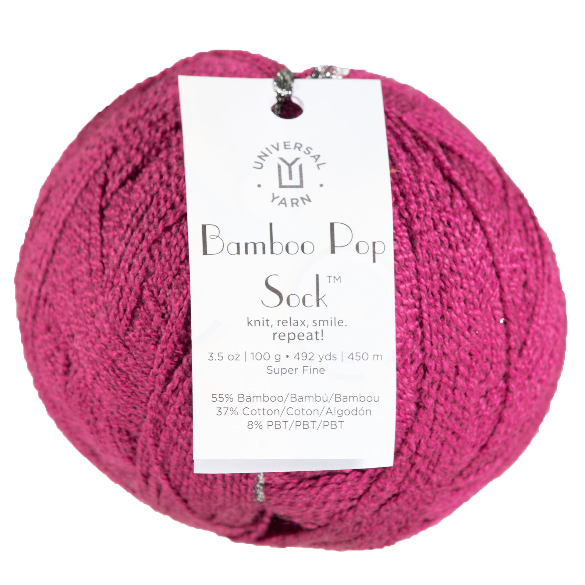 Universal Yarn Bamboo Pop Socks Yarn - 611 Jam - Zoom Image
