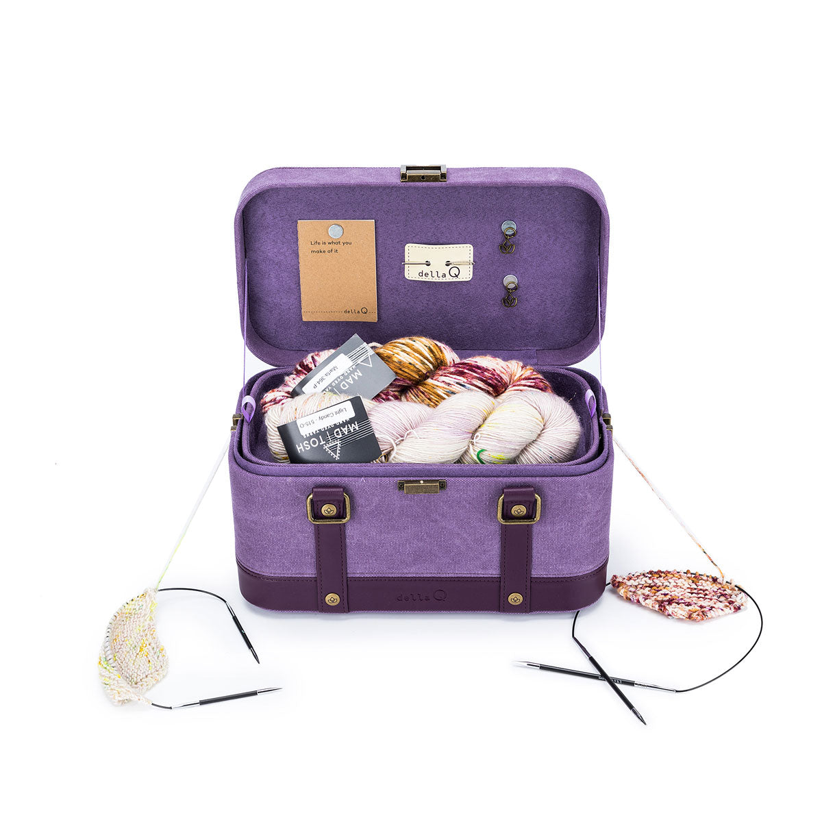 della Q Maker's Train Case - Sage - Extra Image