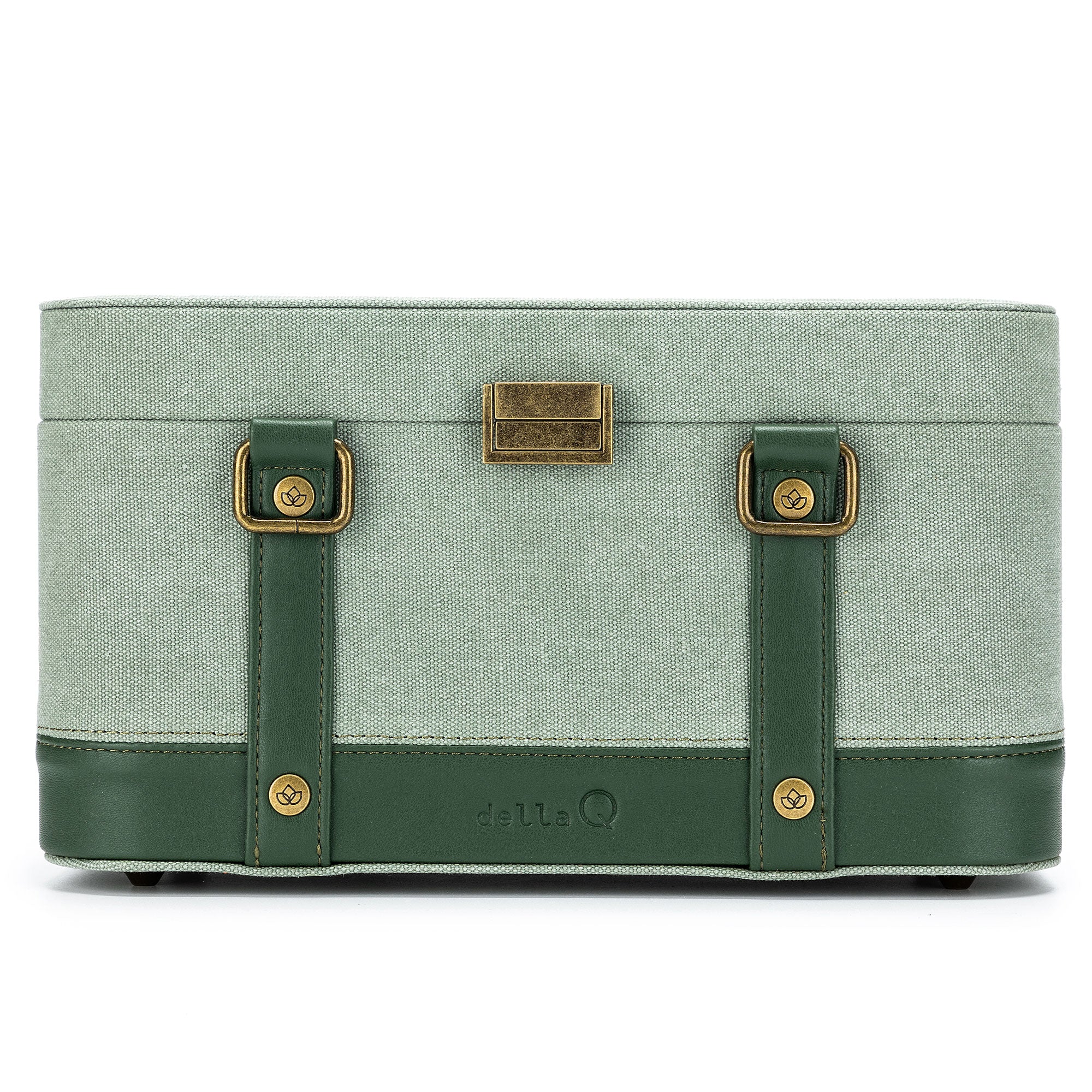 della Q Maker's Train Case - Sage - Zoom Image