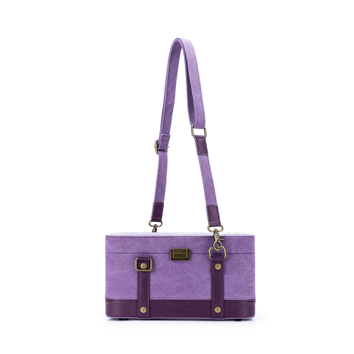 della Q Maker's Train Case - Maroon - Extra Image