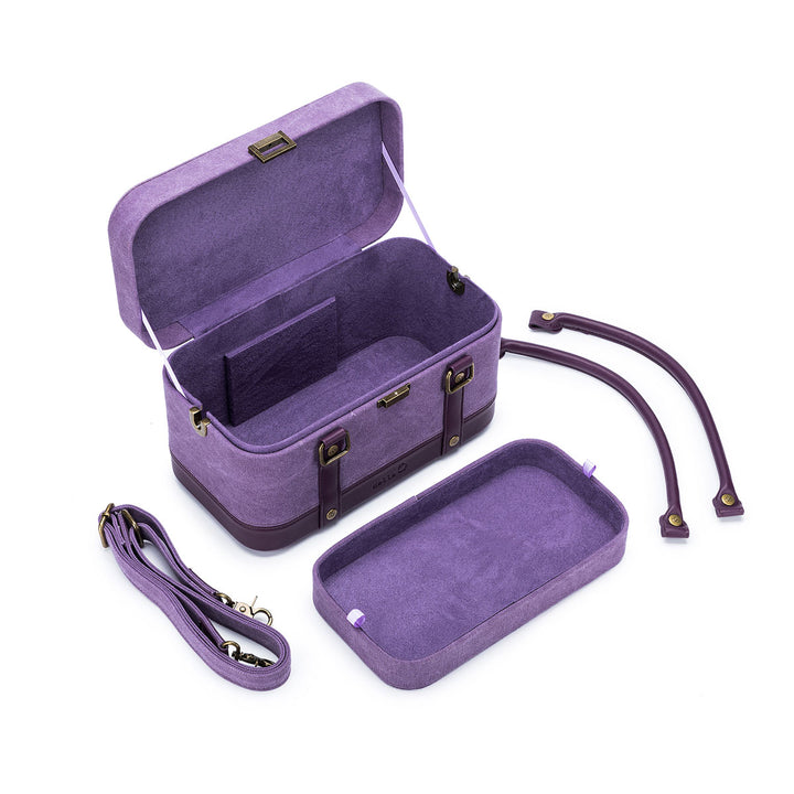 della Q Maker's Train Case - Maroon - Extra Image