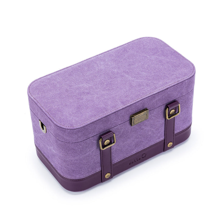 della Q Maker's Train Case - Maroon - Extra Image