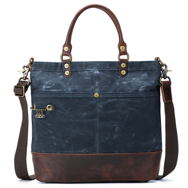 della Q Maker's Canvas Tote - Blue - Zoom Image