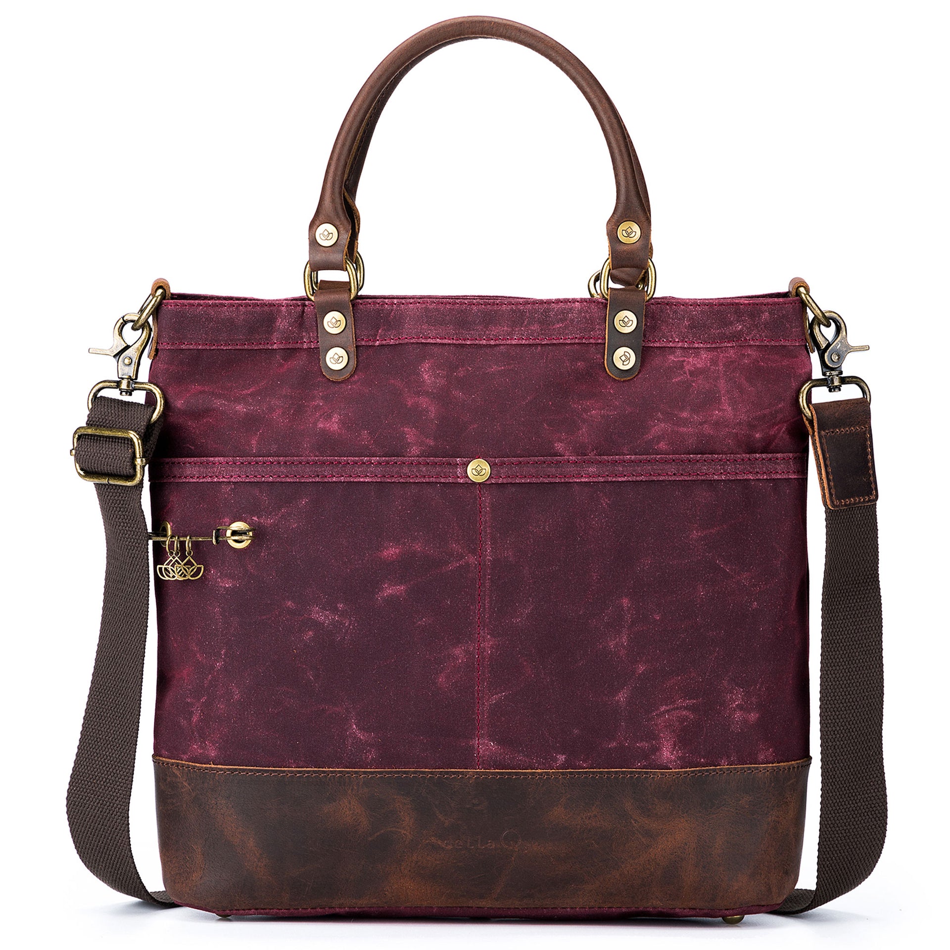 della Q Maker's Canvas Tote - Red - Zoom Image

