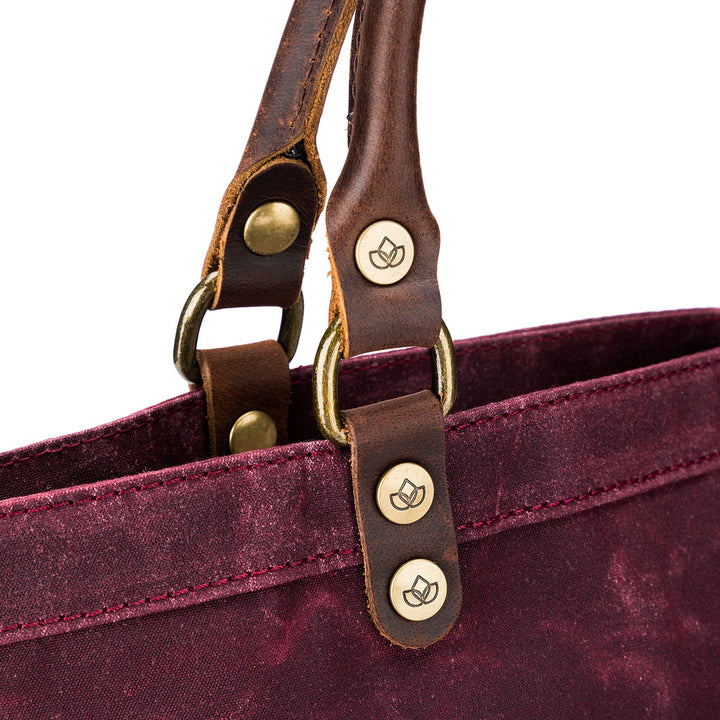 della Q Maker's Canvas Tote - Red - Extra Image