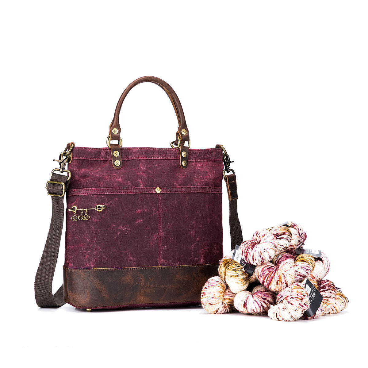 della Q Maker's Canvas Tote - Red - Extra Image