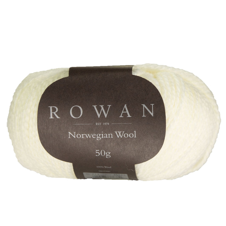 Rowan Norwegian Wool Yarn - 014 Cloud Dancer - Zoom Image