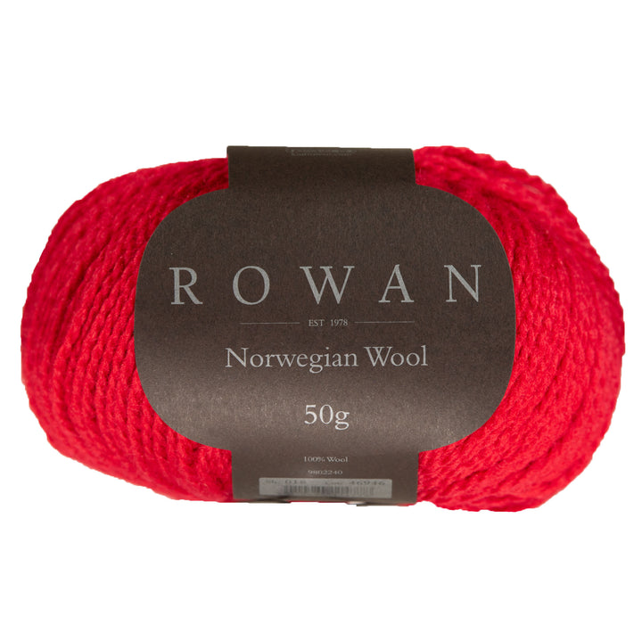 Rowan Norwegian Wool Yarn - 018 Ribbon Red - Zoom Image