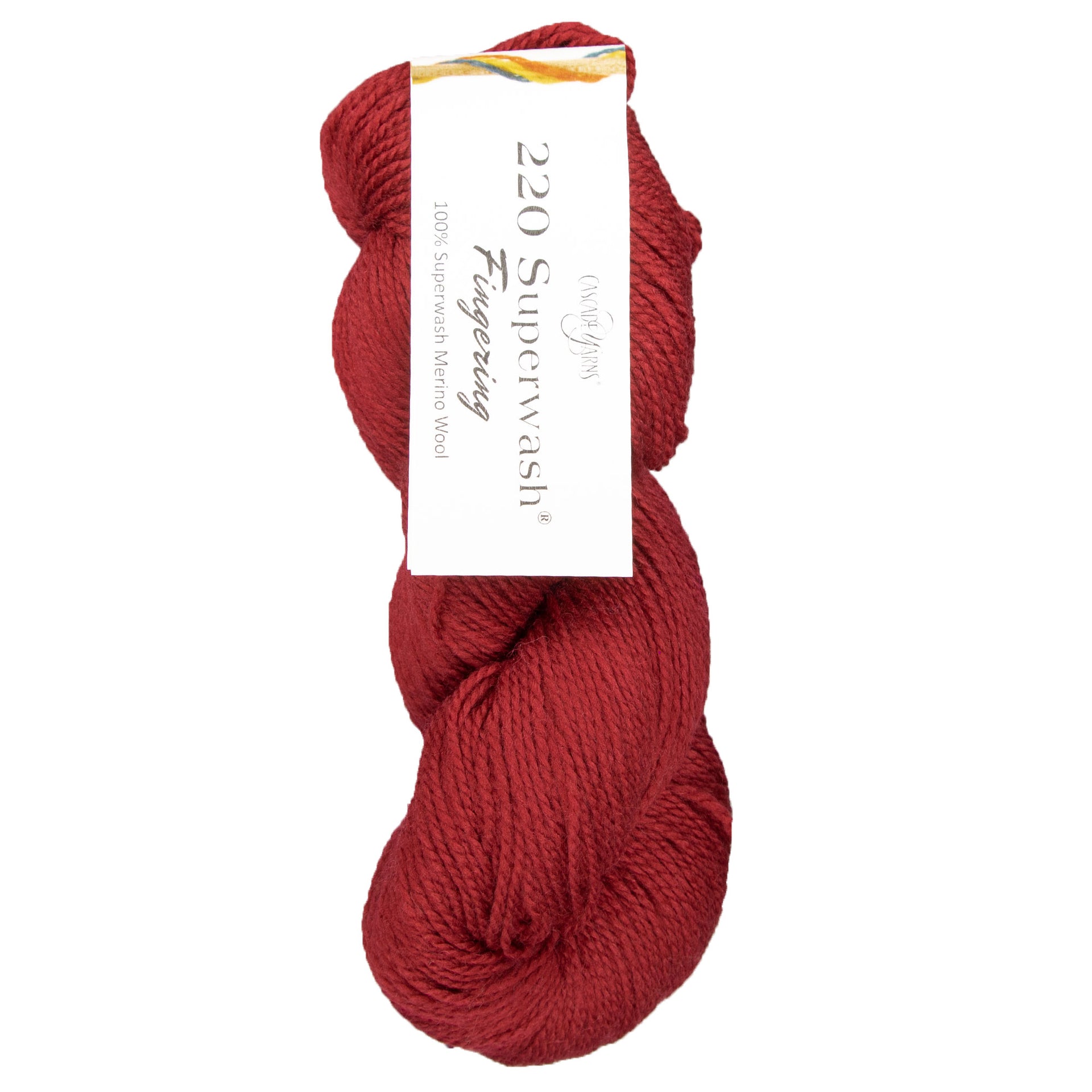 Cascade Yarns 220 Superwash Fingering Yarn - 29 Red - Zoom Image
