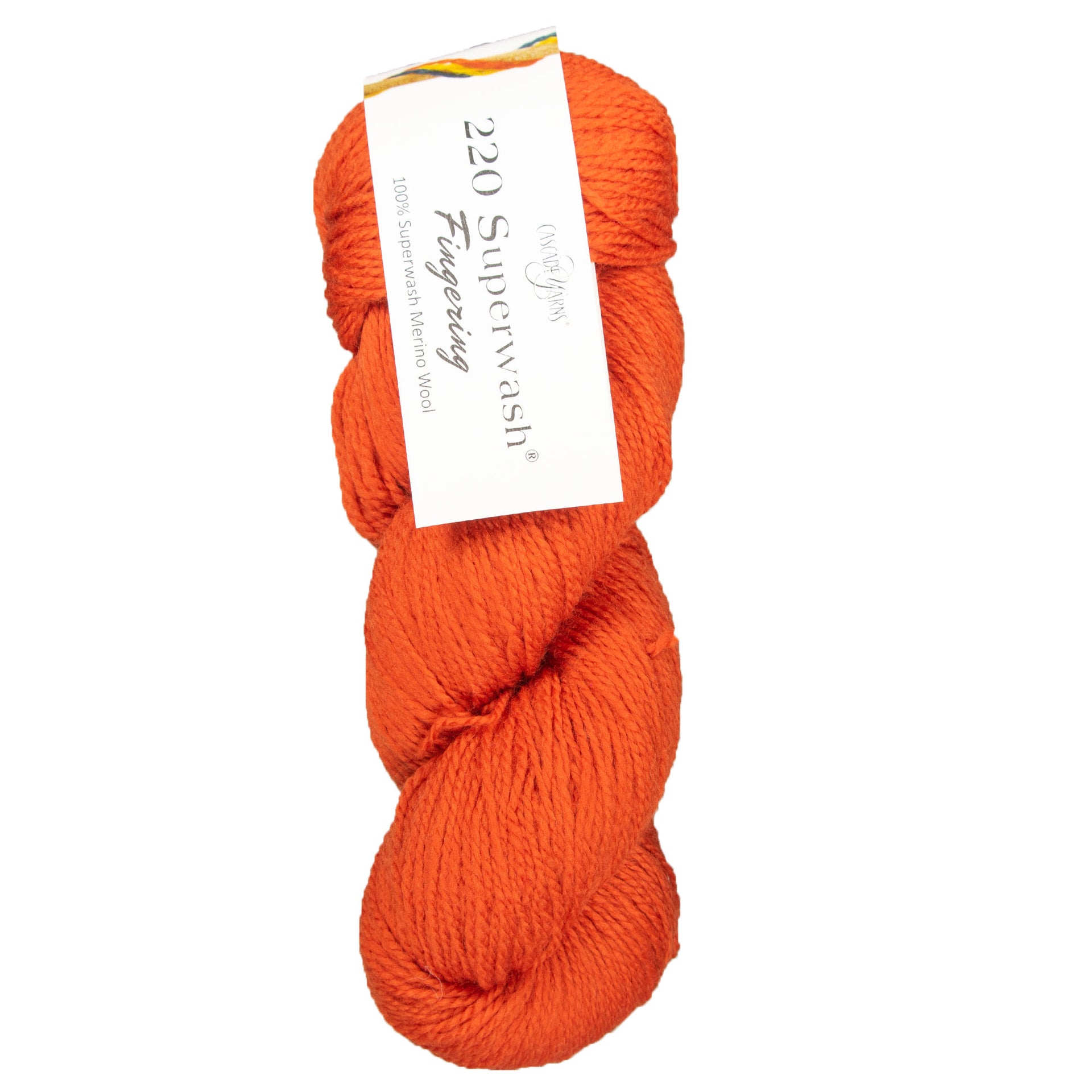 Cascade Yarns 220 Superwash Fingering Yarn - 41 Carrot - Zoom Image
