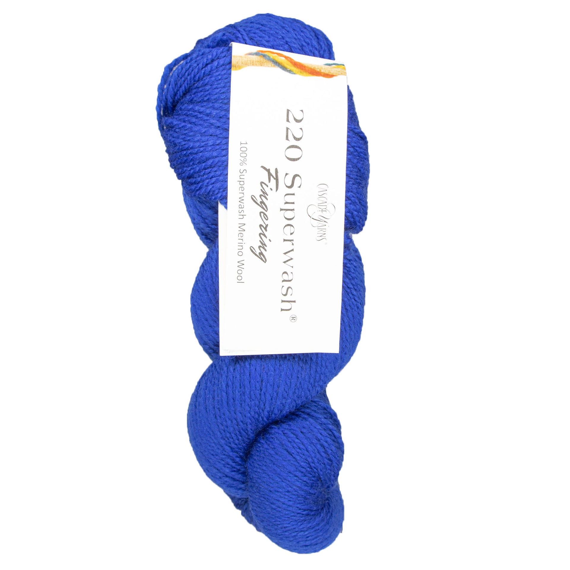 Cascade Yarns 220 Superwash Fingering Yarn - 48 Deep Ultramarine - Zoom Image

