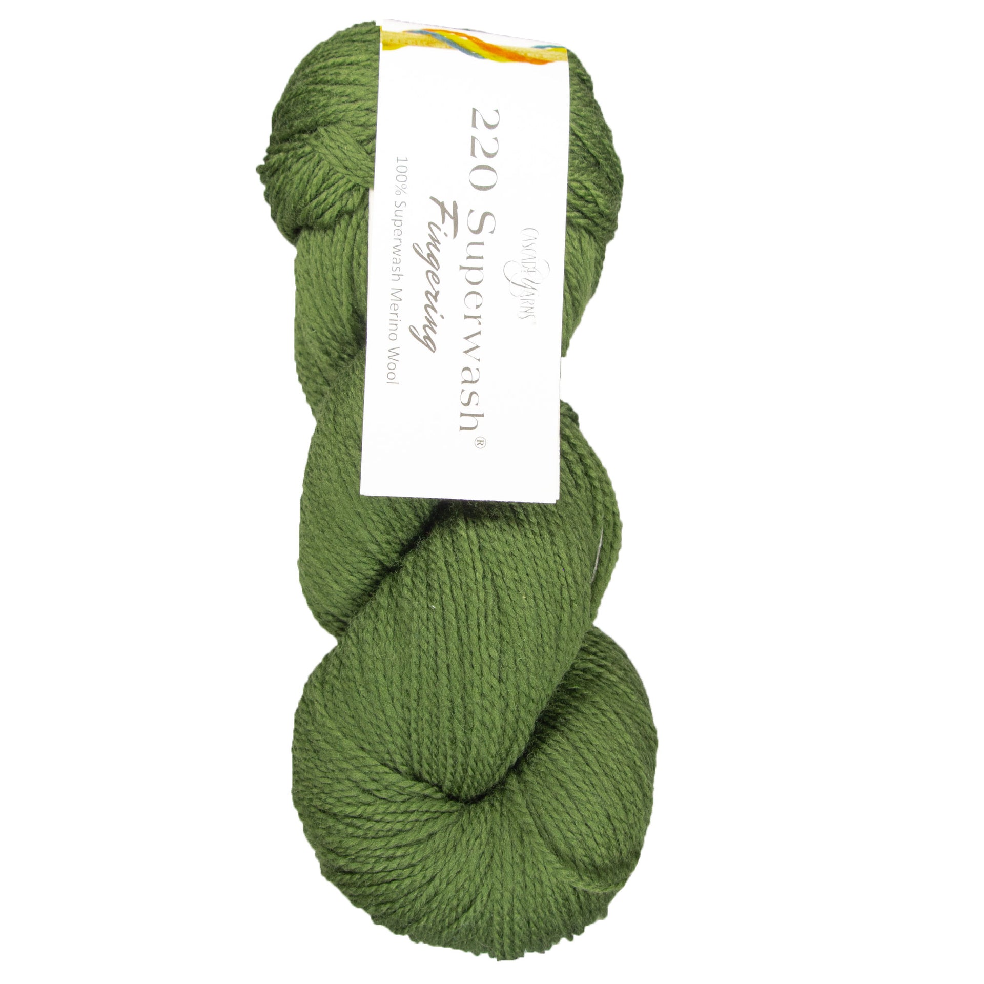 Cascade Yarns 220 Superwash Fingering Yarn - 59 Chive - Zoom Image
