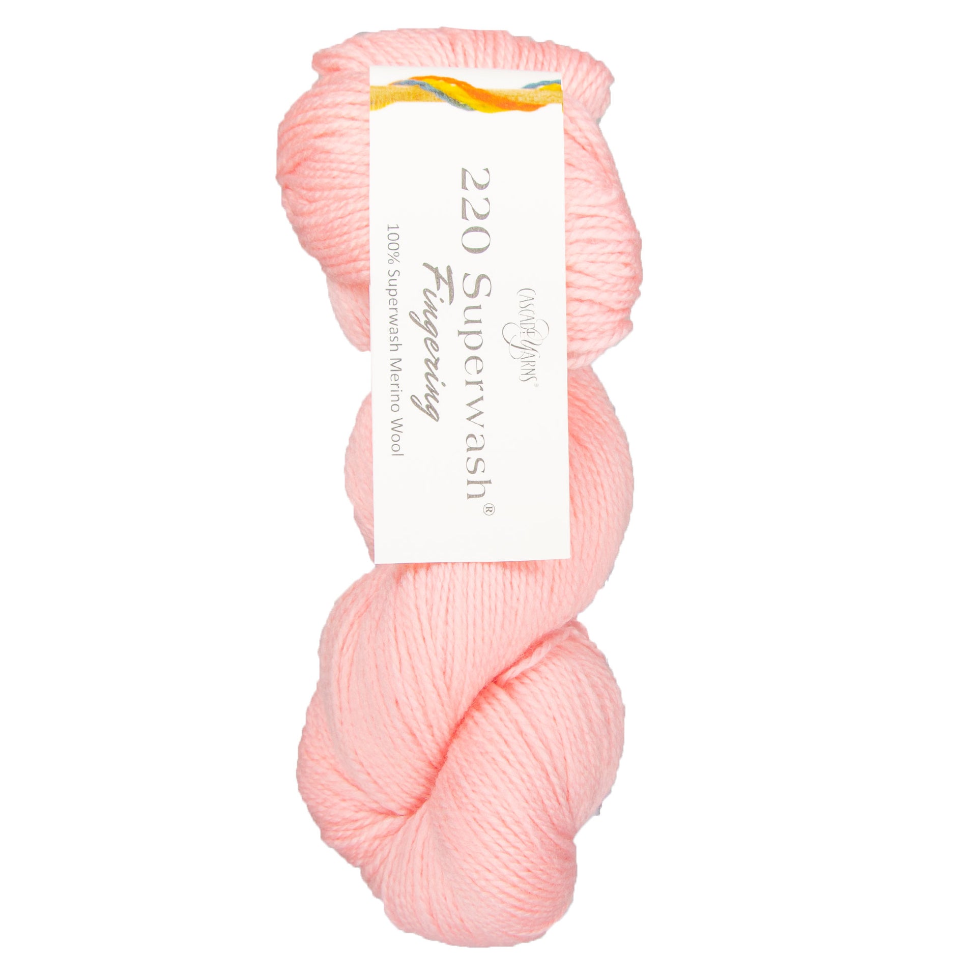 Cascade Yarns 220 Superwash Fingering Yarn - 100 Apricot Blush - Zoom Image
